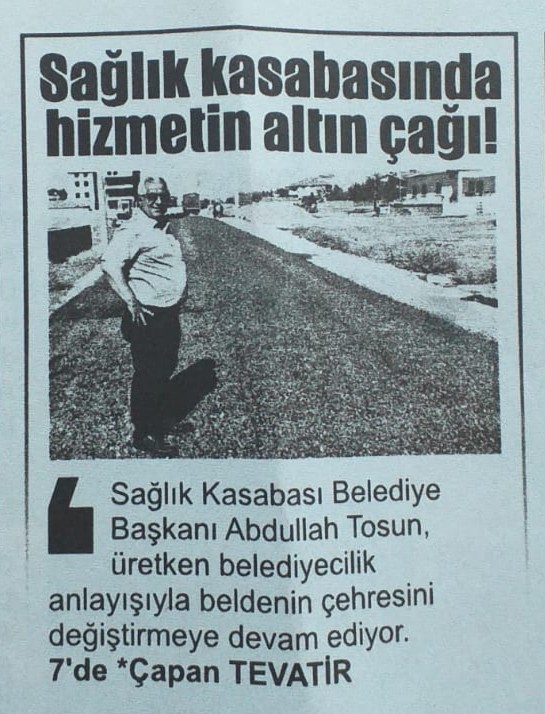 BASINDA BELEDİYEMİZ... AKSARAY YENİGÜN GAZETESİ