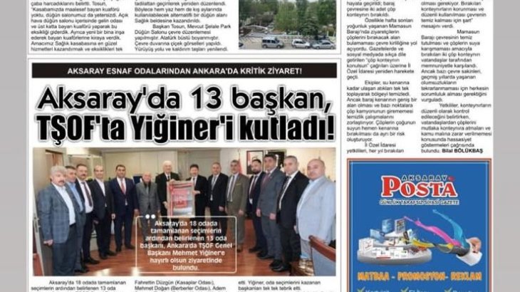 BASINDA BELEDİYEMİZ